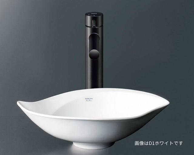 INAX/LIXIL セット品番【L-NB-019/BL1+LF-YE340SYHC/SAB】壁給水・床排水(Sトラップ) 手洗器 鳴海製陶シリーズ 390X290 ブラック