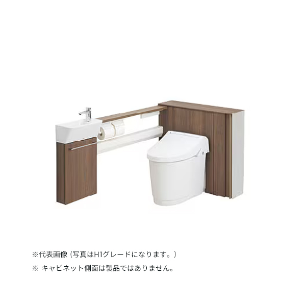 ###INAX/LIXIL 【YDS-H3R1K3W】ミドルグレード Jフィット リトイレ 床排水 H1 L型 R仕様 手洗付 間口タイプ3 寒冷地・流動方式 便器仕様:K 排水芯120mm〔GG〕