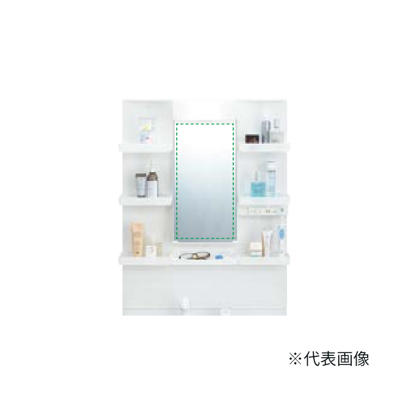 ●INAX/LIXIL 【MFTXE1-601YJ】ミラーキャビネット LED照明 1面鏡 標準 くもり止めコートなし 間口600mm〔IF〕