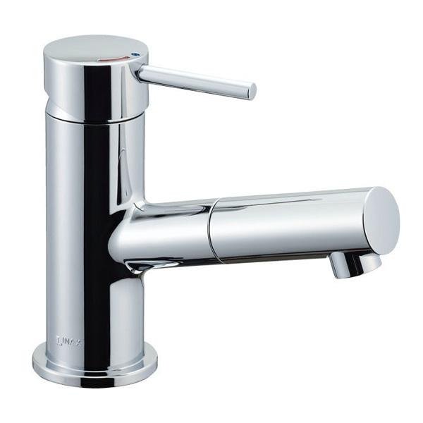 ◆15時迄出荷OK！INAX/LIXIL【LF-E345SYC】吐水口引出式シングルレバー混合水栓 eモダン(エコハンドル)