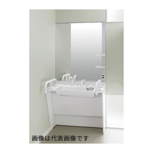 ●INAX/LIXIL ドゥケア・カウンター【DCXO-905SYT2EE2(P)/VP2H】ホワイト シングルレバーシャワー水栓 一般地 ゆプラス 壁排水 間口900mm  受注約1週〔GE〕