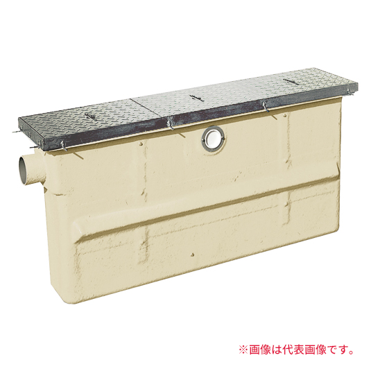 ●前澤化成工業 【GTC-N37P(SUS蓋)】グリーストラップ パイプ流入埋設スリム型 GTC-P FRP製 人荷重〔HD〕