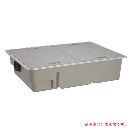 ●前澤化成工業 【GT-XL150P(SUS蓋)】グリーストラップ パイプ流入超浅型 GT-XLP FRP製 人荷重〔HD〕