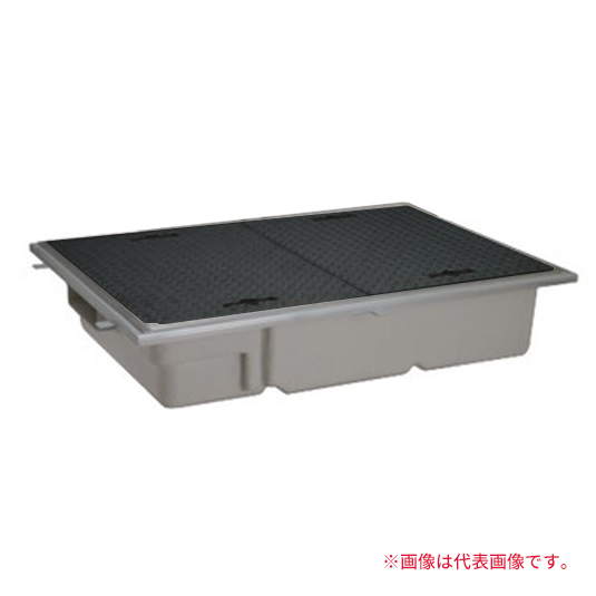 ●前澤化成工業 【GT-XL80S(鉄蓋 SUS受座付)】グリーストラップ 側溝流入超浅型 GT-XLS FRP製 人荷重〔HD〕