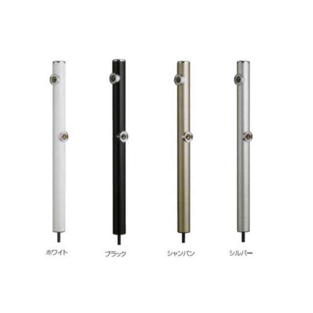●前澤化成工業【HI-16WR×960】丸形アルミ 2口水栓柱 材質：アルミ 配管：塩ビ管〔GE〕