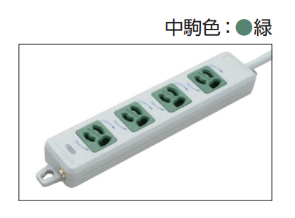 MR7904TJ5 4口 5m 電源タップ 3本セット ホワイト 明工社[MR7904TJ5]OAタップ抜止4コ口コード5m接地プラグ｜いい