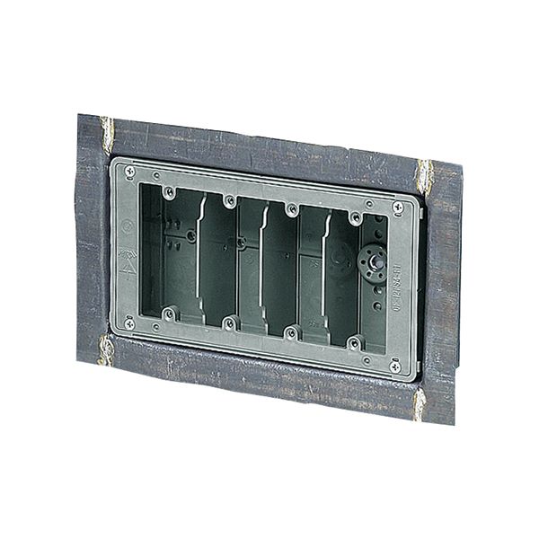 未来工業 【CSW-4NFXP4-1】X線防護用埋込スイッチボックス 鉛ボード用・4方出 (鉛当量2.0mm) 4個用 平塗代カバー付 3分スタット付