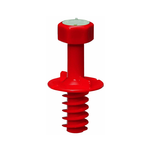 未来工業 【MSH-4RLL(20個入)】赤 ニューカラーインサート (断熱材用) 防露型(断熱材厚50mm以上用) W1/2ボルト用