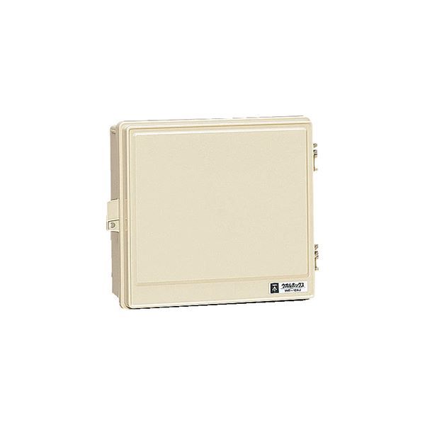 未来工業 【12-3C】ベージュ 屋外電力用仮設ボックス (漏電しゃ断器・分岐ブレーカ・コンセント内蔵) 30mA 280×332×133_1