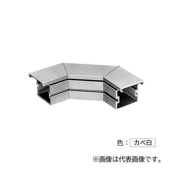 未来工業 【PDML-1025W】カベ白 プラスチックダクト用 ジョイント 曲ガリ(大曲ガリ) 1025型 プラスチック製 受注生産
