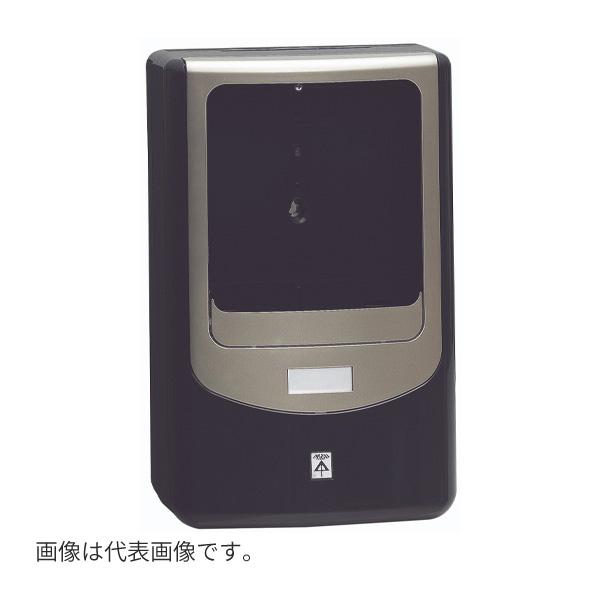未来工業 【WPN-3VK】本体:ブラック バイザー:シャンパンゴールド 電力量計ボックス ニューデザイン(バイザー付) 自己消火性樹脂製 1個用