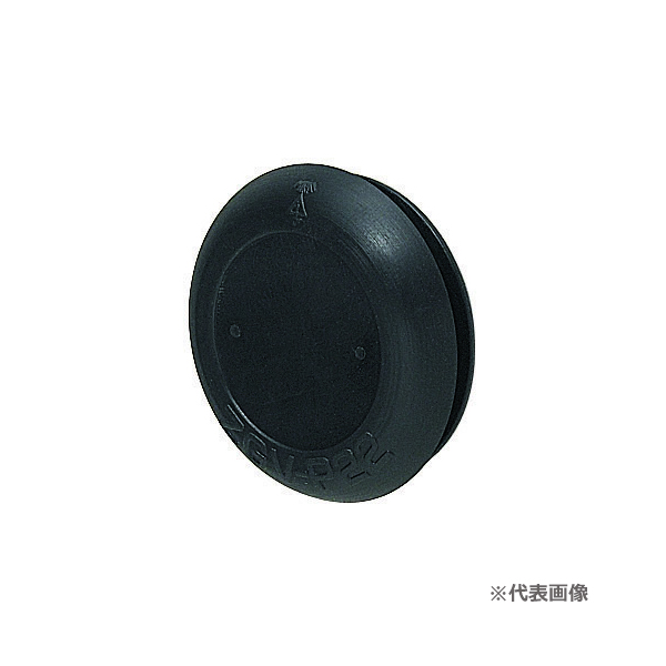 未来工業 【ZGV-P28K(100個入)】ブラック ケーブルブッシング ゴム製 樹脂ボックス用(EPDM製) 屋外用