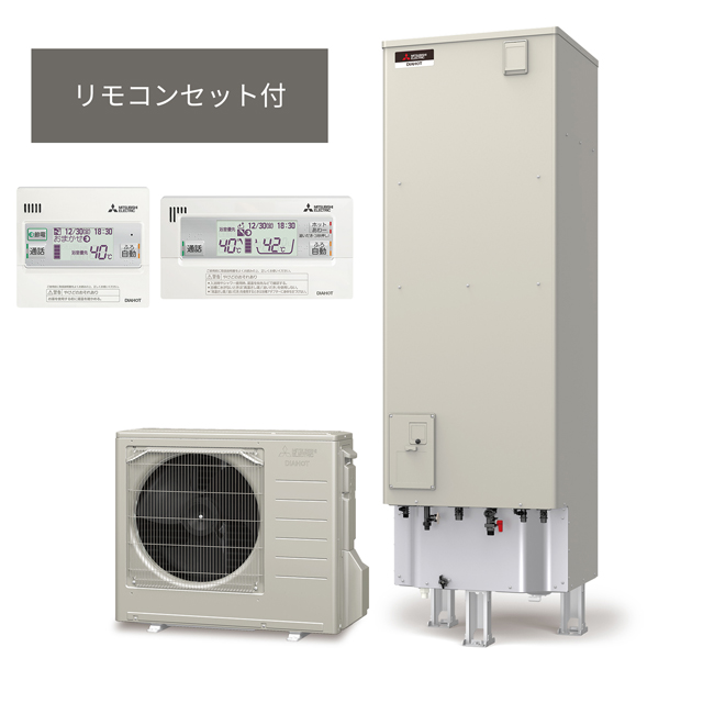 ###三菱 エコキュート【SRT-P466B(リモコンセット)】Pシリーズ 角型 フルオートW追いだき 一般地 460L〔ID〕の通販は