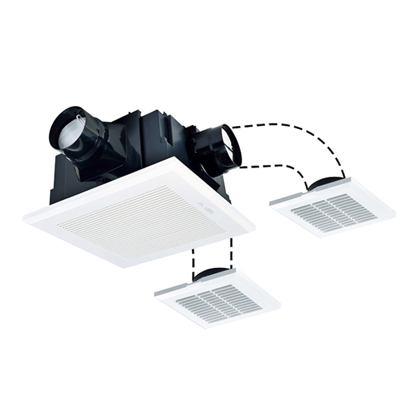 三菱 換気扇【VD-18ZFLC14-CS】ダクト用換気扇 天井埋込形 24時間換気機能付 居間・事務所・店舗用 2〜3部屋換気用 (旧品番 VD-18ZFLC13-CS)〔IF〕