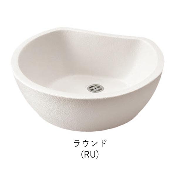 ●ミズタニバルブ工業 【MPP-RU】Gardenpan Round ガーデンパン ラウンド ガラス繊維強化セメント（GRC）製〔EF〕