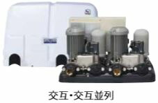 川本ポンプ【NF3-400TH-P】三相200V NF3形 ソフトカワエース 交互並列