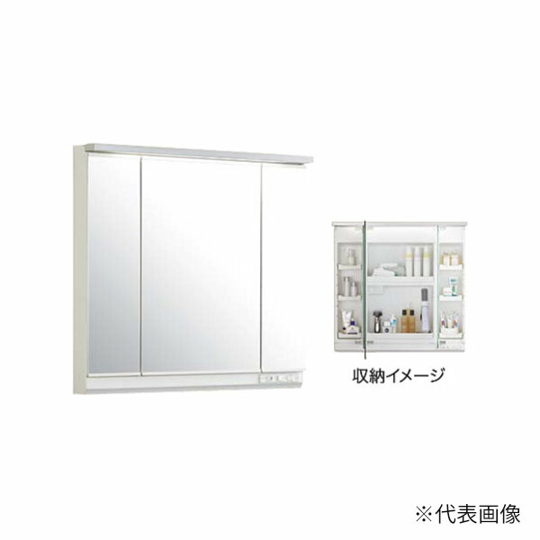 ●クリナップ 【M-903SRNE】ミラーキャビネット S(エス) 3面鏡 間口90cm〔GB〕