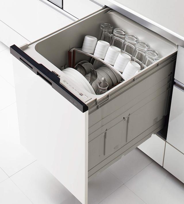 ●クリナップ 食洗機【ZWPE45R24SDK-E】プルオープン食器洗い乾燥機 ディープ型バイタル除菌タイプ ブラック/扉面材タイプ 受注約2週〔IE〕