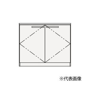 ●クリナップ 【BVDH090TNNNNRCRRB】暗灰色 洗面かざり付ける台押し入れ ELVITA(エルヴィータ) 開き印字機 間口90糎〔GB〕