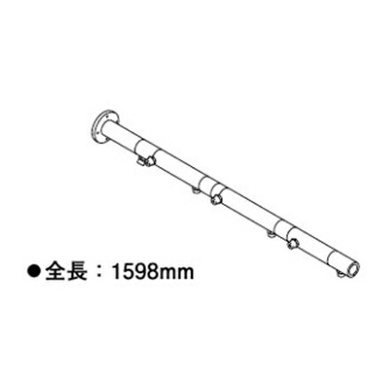 リンナイ 部材【UOP-SE50MHS-6W50】(23-4586) 水湯配管セット 6台前後設置専用(50A)〔GH〕