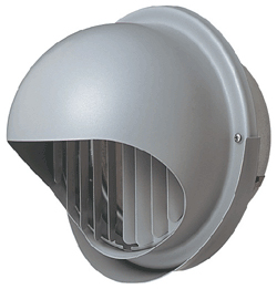 三菱 システム部材【P-23KFSQ5】丸形フード＜ステンレス製・高性能＞ ギャラリ付・防虫網付〔IF〕