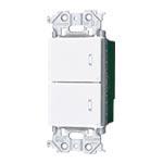 パナソニック 配線器具【WTY2402W】マットホワイト アドバンスシリーズ リンクプラス 埋込ダブルスイッチ 受信器