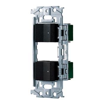 パナソニック 配線器具【WNSS51696B】マットブラック SO-STYLE 埋込スイッチセット ほたるスイッチE×2