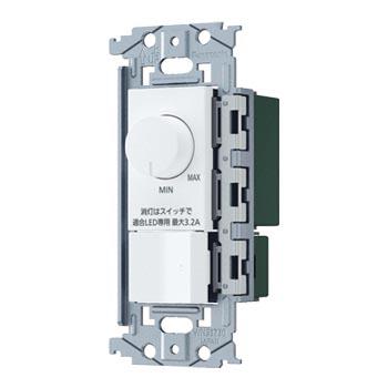パナソニック 配線器具【WNS57583W】マットホワイト SO-STYLE LED 埋込逆位相調光スイッチC ほたるスイッチC 適合LED専用3.2A ロータリー式 下限照度設定機能付
