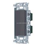 パナソニック 配線器具【WNSS53898H】マットグレー SO-STYLE 埋込ロングハンドルスイッチセット (パイロットスイッチC 3路 0.5A×2)