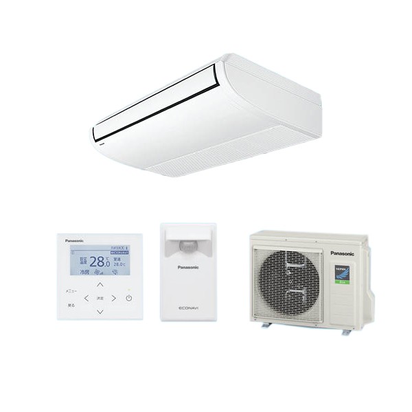 ###βパナソニック 業務用エアコン【PA-P80T7HB】天井吊形 XEPHY Eco(高効率タイプ) シングル エコナビ 三相200V P80形 3.0馬力相当の通販は