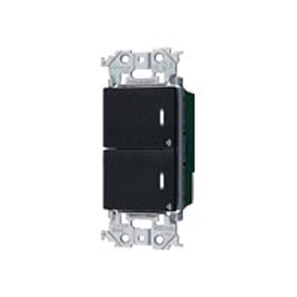 パナソニック 配線器具【WTY2402B】マットブラック 埋込ダブルスイッチ (受信器) アドバンスシリーズ リンクプラス
