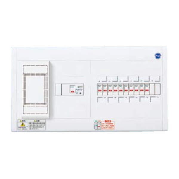 パナソニック 分電盤【BQWB36102】スッキリパネル スタンダード リミッタースペース付 ヨコ1列タイプ 主幹60A 分岐10+2〔HJ.F〕
