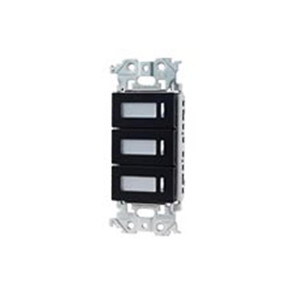 パナソニック 配線器具【WRT5543B】マットブラック アドバンス形 フル2線式リモコン スイッチ(3コ用) 光アドレス設定式