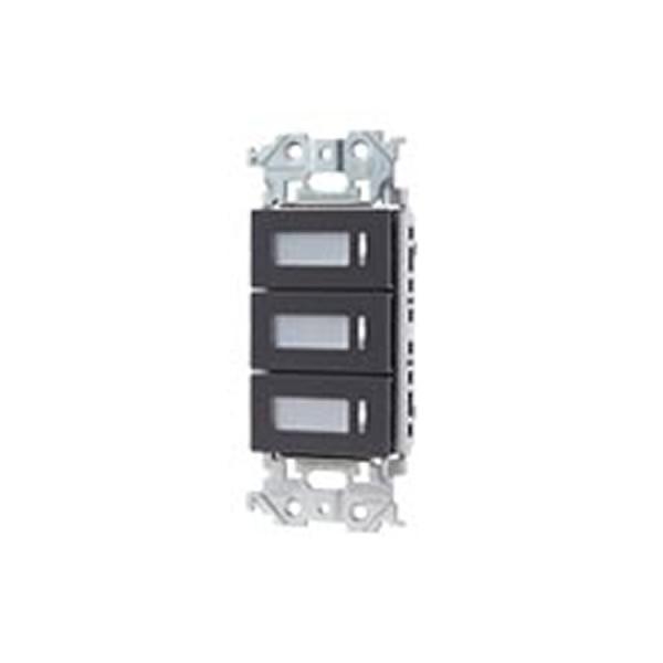 パナソニック 配線器具【WRT5543H】マットグレー アドバンス形 フル2線式リモコン スイッチ(3コ用) 光アドレス設定式