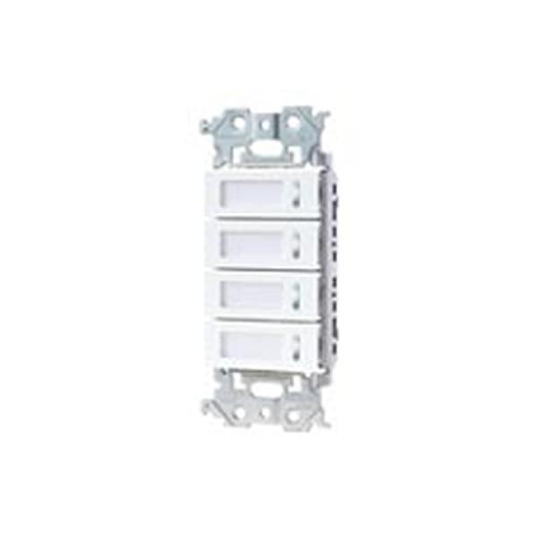 パナソニック 配線器具【WRT5344W】マットホワイト アドバンス形 フル2線式リモコン スイッチ(4コ用) 光アドレス設定式 スマートデバイス対応
