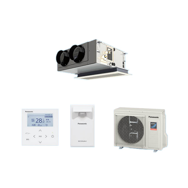 ●βパナソニック 業務用エアコン【PA-P56F7SGBC】[チャンバーセット] 天井ビルトインカセット形 シングル エコナビ 単相200V 2.3馬力相当 ○βパナソニック 業務用エアコン【PA-P56F7SGBC】[チャンバーセット