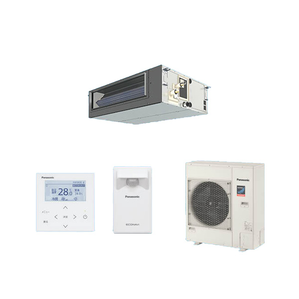 ●βパナソニック 業務用エアコン【PA-P80FE7SGBC】ビルトインオールダクト形 XEPHY Premium(ハイグレード) シングル エコナビ 単相200V 3.0馬力相当