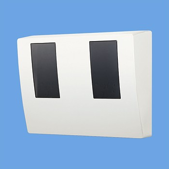 パナソニック 配線器具【BQKN8325WK】ホワイト スマートデザインシリーズ WHMボックス(隠蔽配線用) 2コ用・30A - 120A用