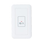 パナソニック 配線器具【WS6675K】埋込押釦スイッチ (ON保持形) (負荷・表示連動用) (パイロットランプ・防沫形プレート・リード線付)の通販は