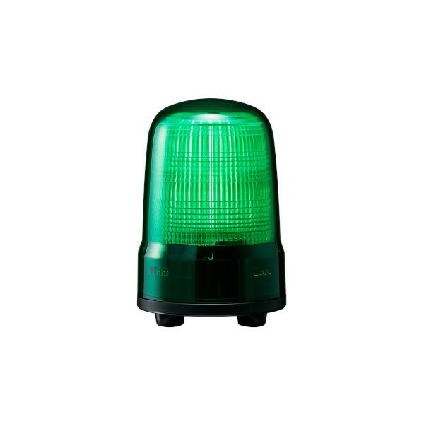 Яパトライト 【SL08-M2JN-G】緑 表示灯 AC100-240V φ80mm 3点ボルト足取付 ブザーなし