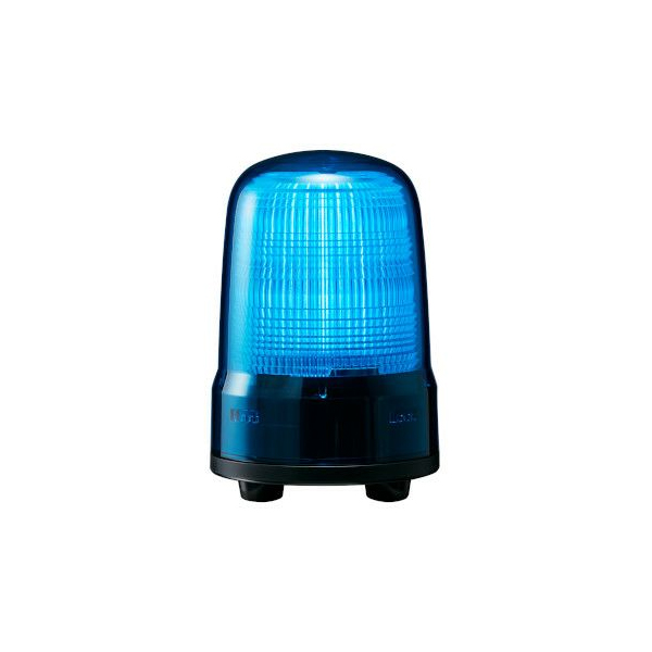 Яパトライト 【SL08-M2JN-B】青 表示灯 AC100-240V φ80mm 3点ボルト足取付 ブザーなし