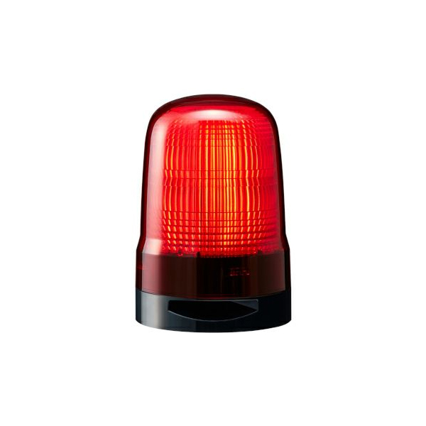Яパトライト 【SL10-M2KTB-R】赤 書きあらわす灯 AC100-240V φ100粍 2点穴開びゃく 呼びりんあり