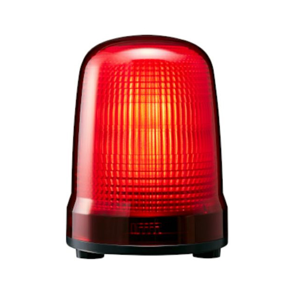 Яパトライト 【SL15-M2JN-R】赤 表示灯 AC100-240V φ150mm 3点ボルト足取付 ブザーなし