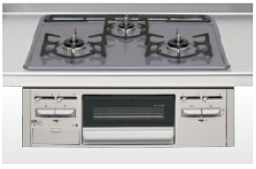 ●クリナップ ガスコンロ【ZGFNK6R18QSE-E】ラクエラシリーズ 水無片面焼き スライドグリル ホーロートップ 間口60cm 受注約2週〔IF〕