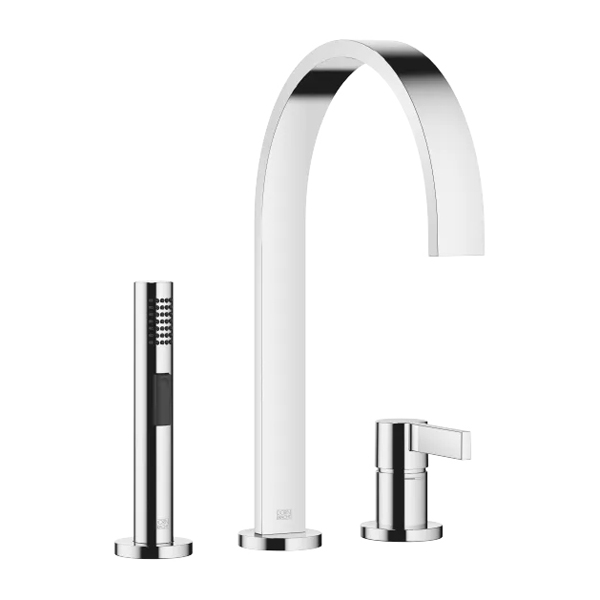 ###リラインス 【32.815.682.00+27.731.970.00(ハンドシャワー)】2穴型シングルレバーキッチン用混合栓(ハンドシャワー付) 受注約2ヶ月〔FD〕