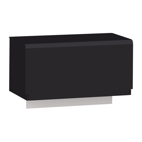 リラインス アクセサリー【R2845-BK】ペーパータオルボックス ブラック 約300枚収納〔FD〕