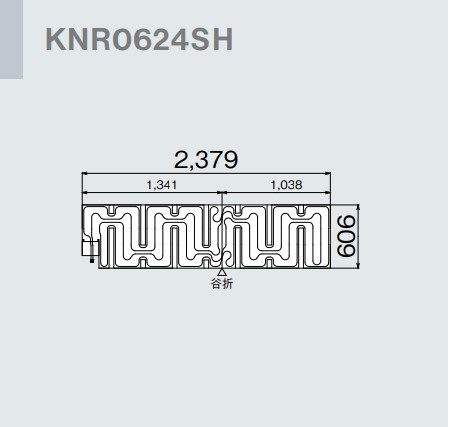 ###リンナイ 床暖房(26-4070) リフォーム向け 1回路 5.5mm厚小根太入り温水マット (旧品番 KNR0624S)〔GB〕