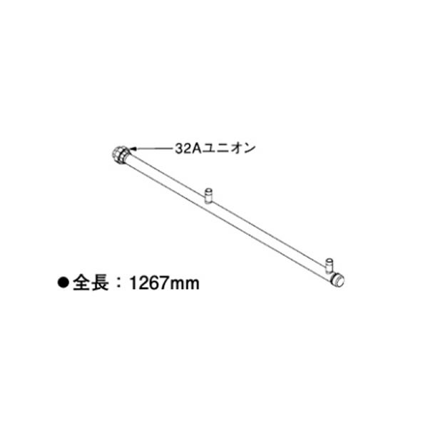 リンナイ 部材【UOP-E50GHS-2S32(A)】(23-5842) ガス配管セット2S32 2台横設置専用(32A) Uボルトセット付〔GH〕