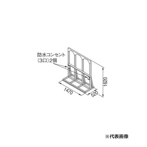 リンナイ 部材【UOP-5001STD-3S】(23-2314) 連結スタンド 3S 業務用ガス給湯器オプション〔GH〕