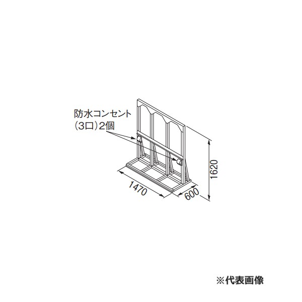 リンナイ 部材【UOP-5001STD-3SQ】(23-2323) 連結スタンド 3S 業務用ガス給湯器オプション〔GH〕